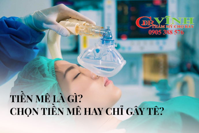 Tiền mê khi nâng mũi là gì chọn tiền mê hay gây tê