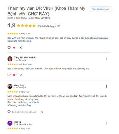 Review nâng mũi nam giới thực tế tại Phòng khám Thẩm mỹ Tiến sĩ Vĩnh - Chợ Rẫy